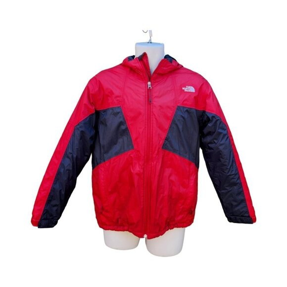 The North Face Boys Youth Hyvent Winter Jacket Coat XL 18-20 Hooded Red … - Picture 1 of 16